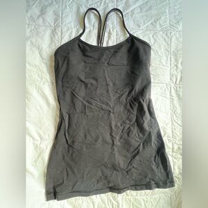 lululemon athletica Black Power Y Tank